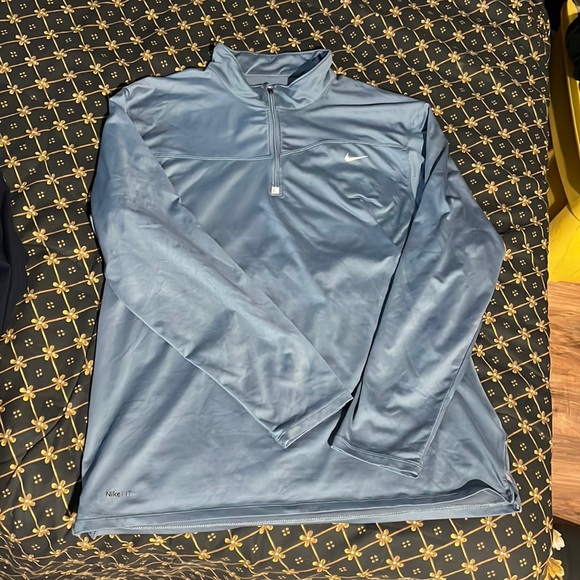 Nike Sweaters - Nike dri fit half zip womens size large